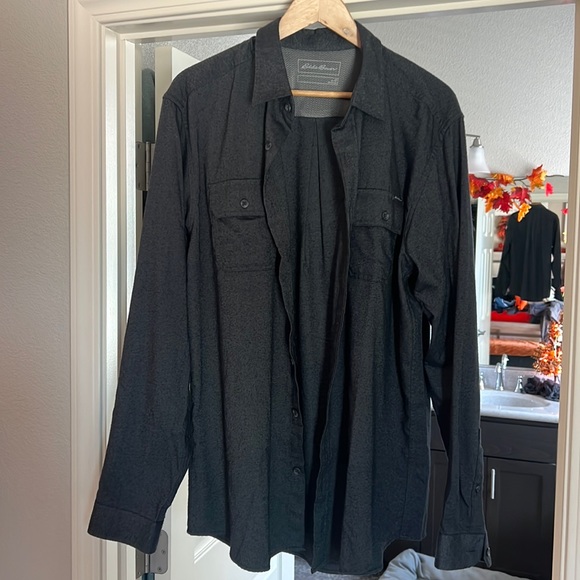 Eddie Bauer long sleeve flannel shirt. - Picture 1 of 2